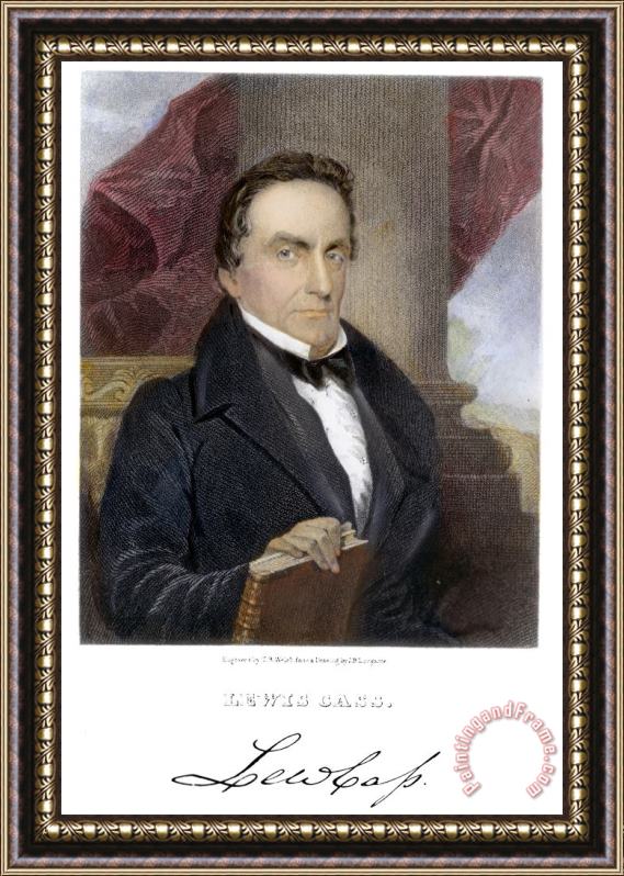 Others Lewis Cass (1782-1866) Framed Print