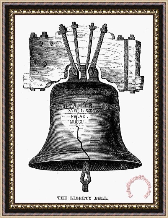 Others Liberty Bell Framed Painting