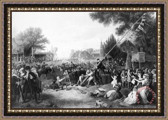 Others Liberty Pole, 1776 Framed Painting