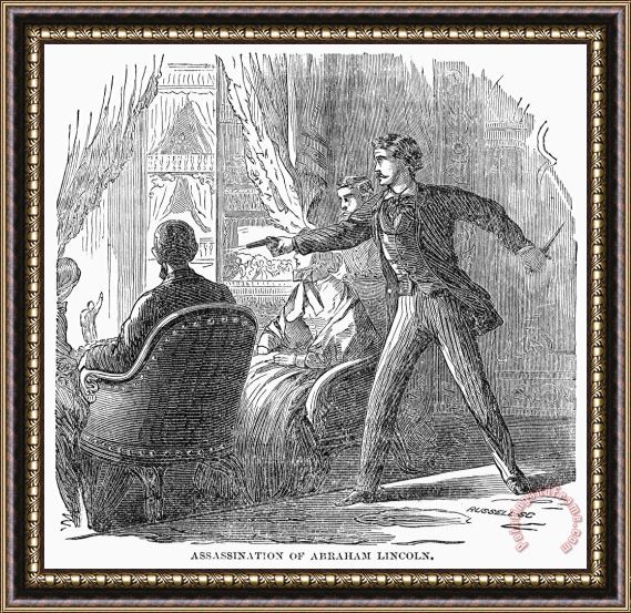 Others Lincoln: Assassination Framed Painting