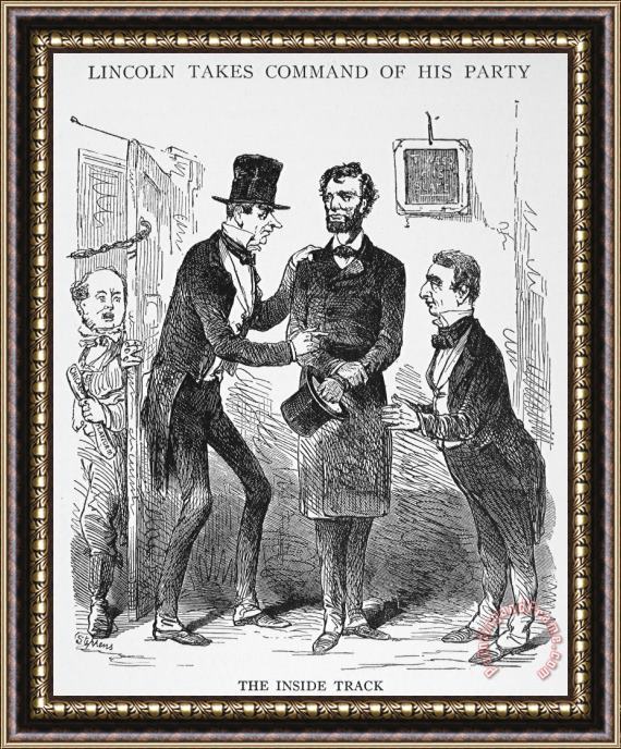Others Lincoln: Cartoon, 1860 Framed Print