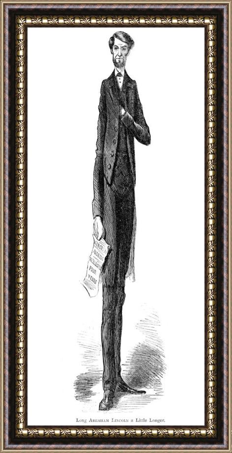Others Lincoln Cartoon, 1864 Framed Print