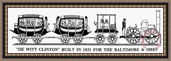 Others Locomotive, 1831 Framed Painting
