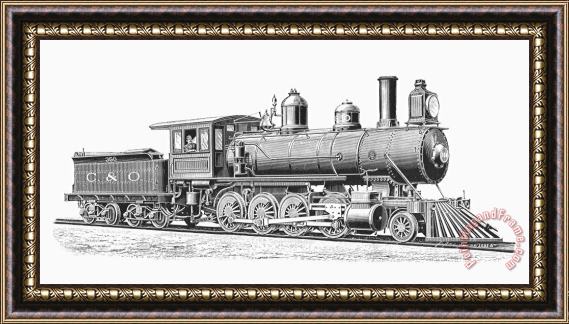 Others Locomotive, 1893 Framed Painting