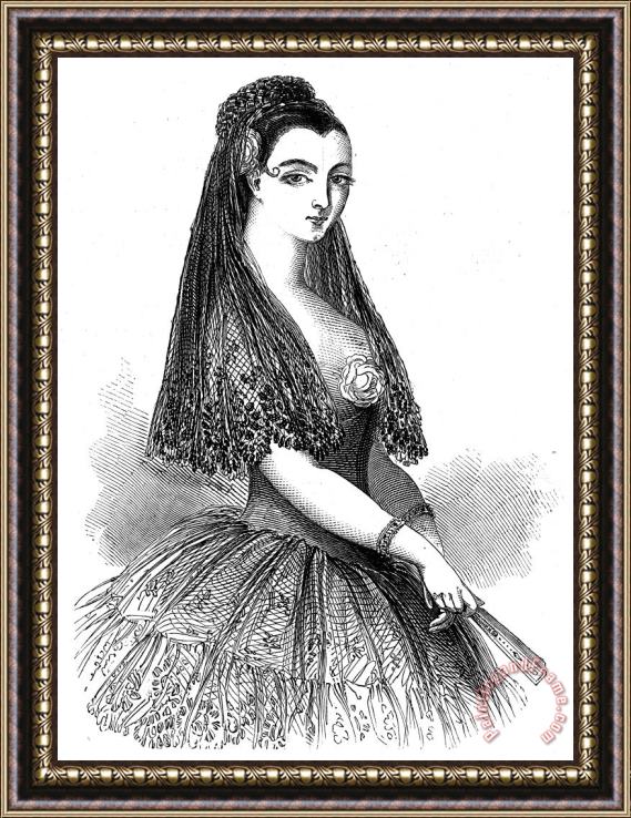 Others Lola Montez (1818-1861) Framed Painting