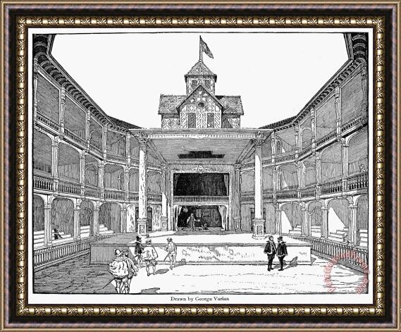 Others London: Globe Theatre Framed Painting