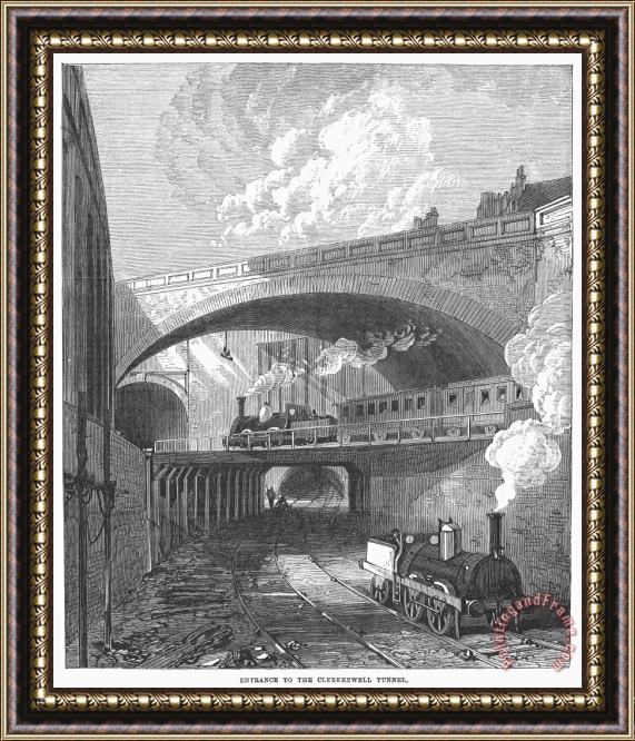 Others London: Railway, 1868 Framed Painting