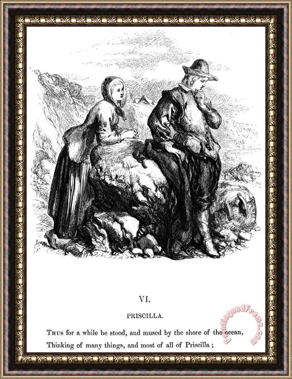 Others Longfellow: Standish, 1859 Framed Print