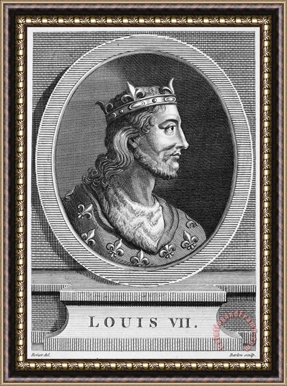 Others Louis Vii (1121 -1180) Framed Painting