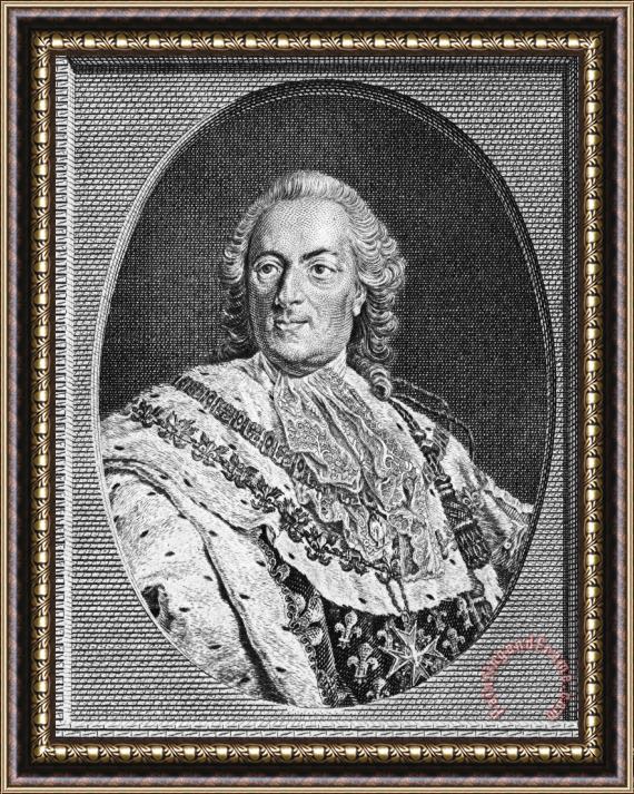 Others Louis Xv (1710-1774) Framed Painting