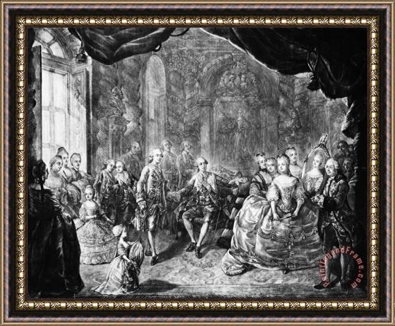 Others Louis Xvi (1754-1793) Framed Painting