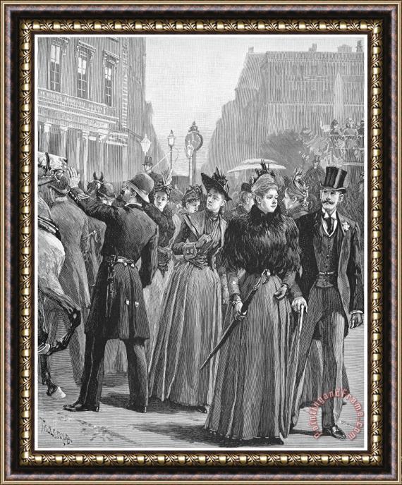 Others Madison Square, 1889 Framed Painting