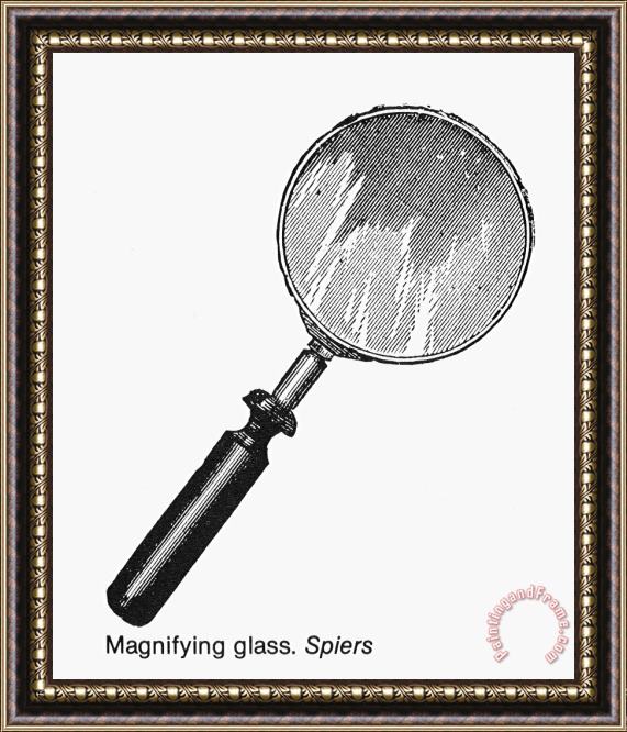 Others Magnifying Glass Framed Painting