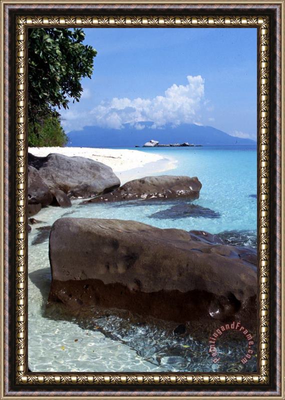 Others Malaysia Coral Island Framed Painting