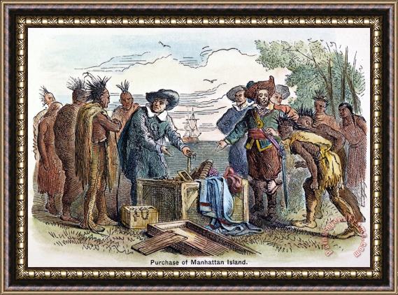 Others Manhattan Purchase, 1626 Framed Print