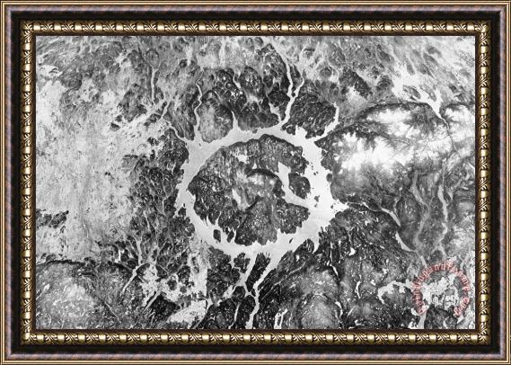Others Manicouagan Crater Framed Print