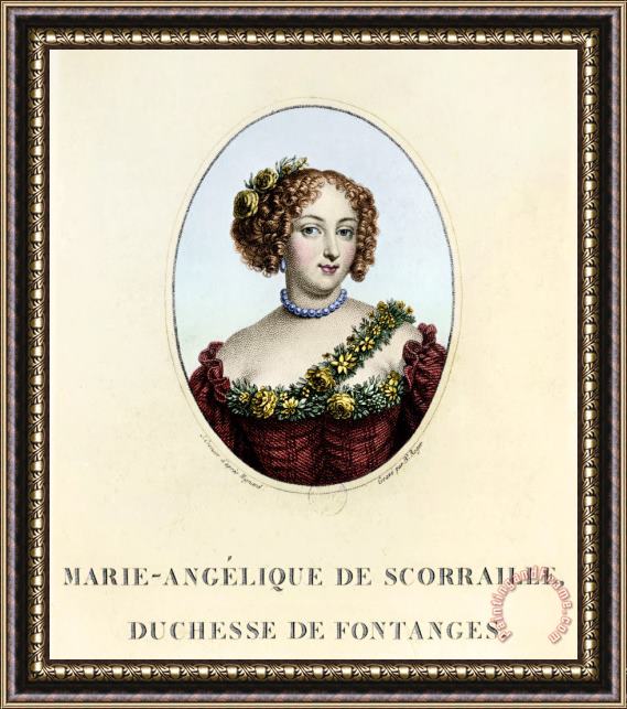 Others Marie-angelique De Rousille Framed Print