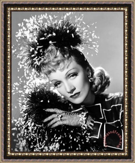 Others Marlene Dietrich (1901-1992) Framed Painting