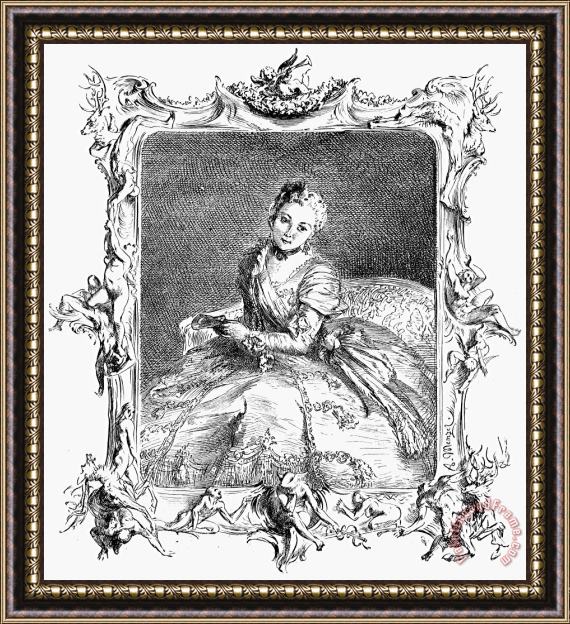 Others Marquise De Pompadour Framed Print