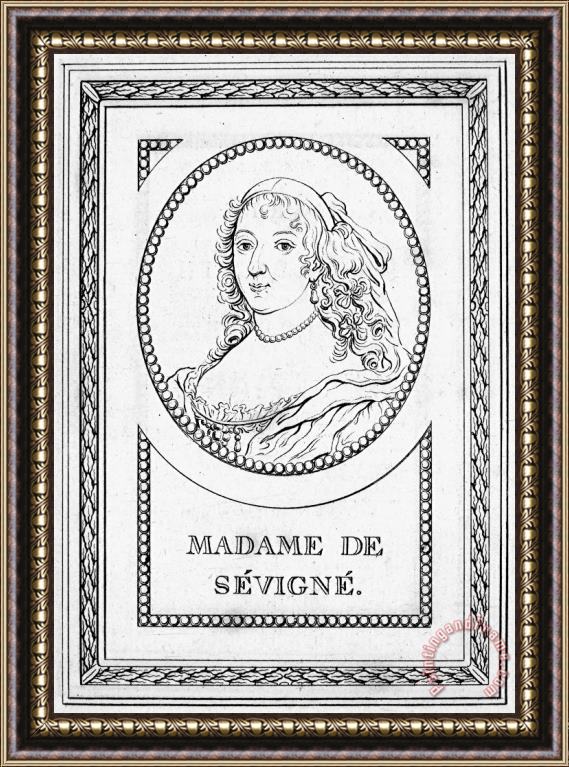 Others MARQUISE MARIE de SEVIGNE Framed Print