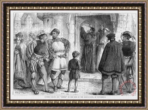 Others Martin Luther (1483-1546) Framed Painting