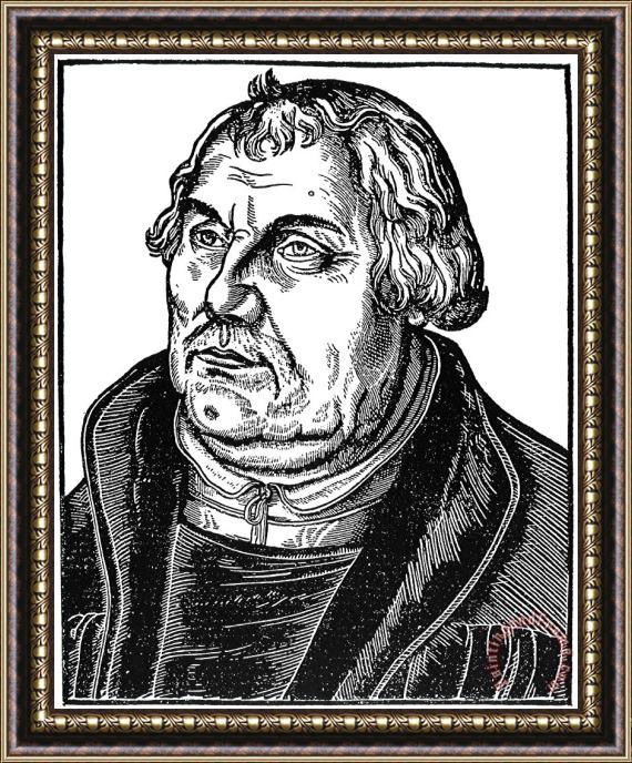 Others Martin Luther (1483-1546) Framed Painting