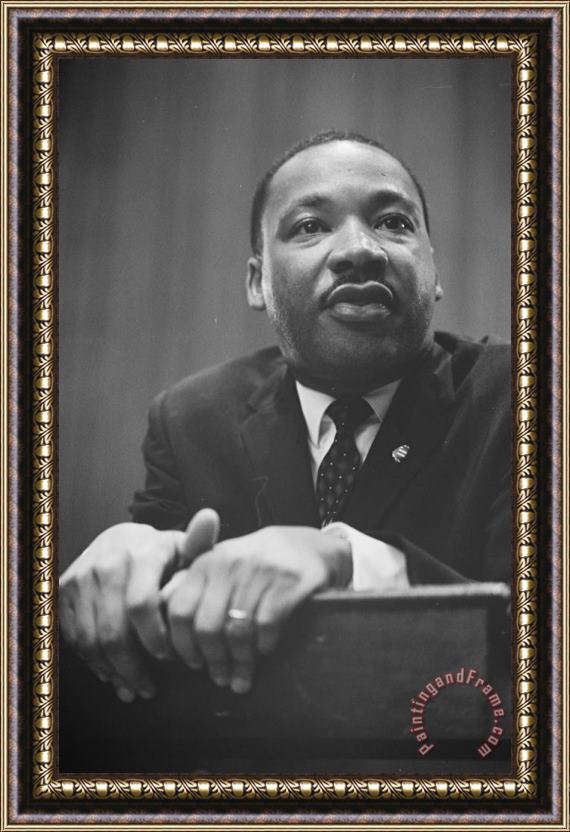 Others Martin Luther King Press Conference 1964 Framed Print