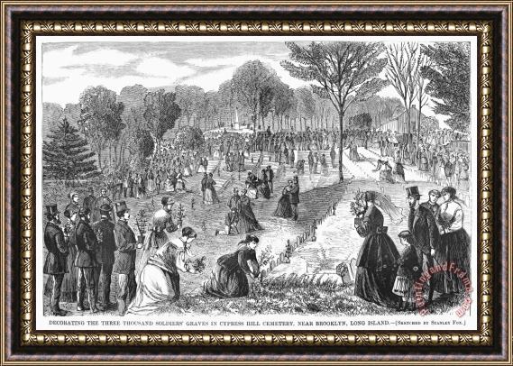 Others Memorial Day, 1868 Framed Painting