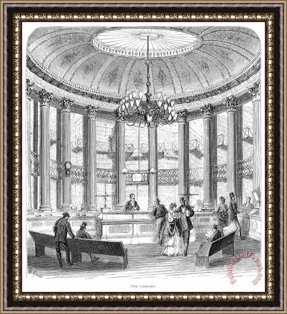 Others Mercantile Library, 1871 Framed Print