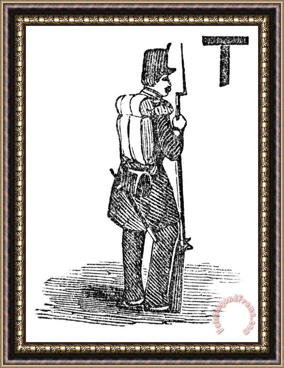 Others Mexican War: Soldier Framed Print