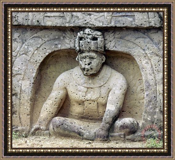 Others Mexico: Olmec Monument Framed Print