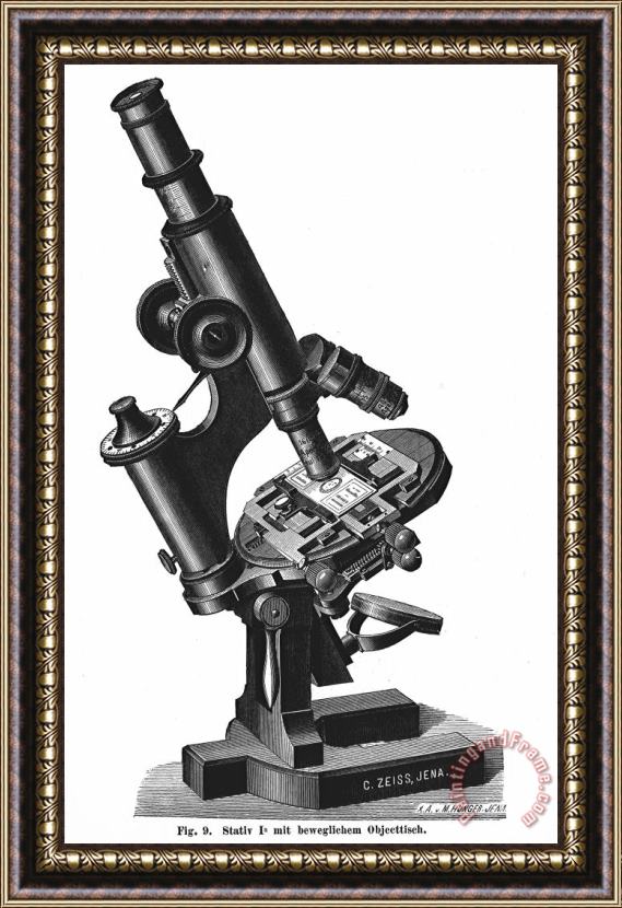 Others Microscope, 1889 Framed Print