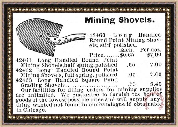 Others Mining Tools Framed Print