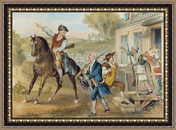 Others Minutemen, 1776 Framed Painting