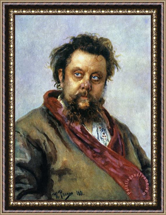 Others Modest Mussorgsky Framed Painting