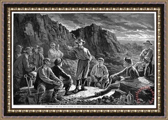 Others Molly Maguires, 1874 Framed Painting