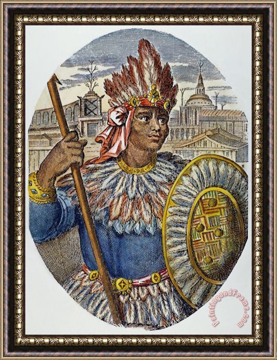 Others Montezuma II (1480?-1520) Framed Print