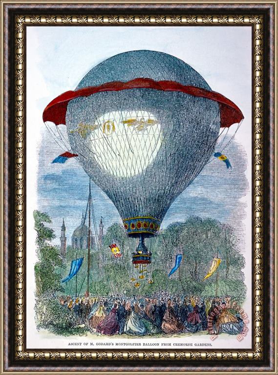 Others Montgolfier Balloon Framed Print