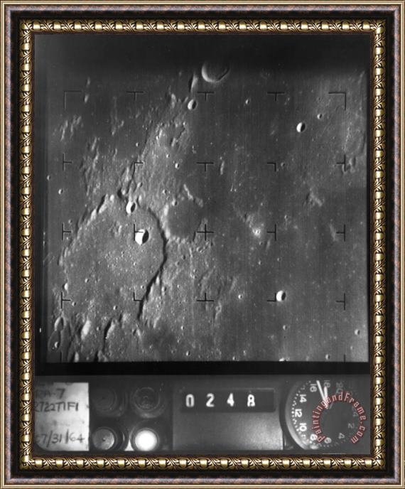 Others Moon: Ranger 7, 1964 Framed Painting