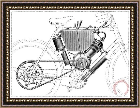 Others Motorcycle, 1902 Framed Print