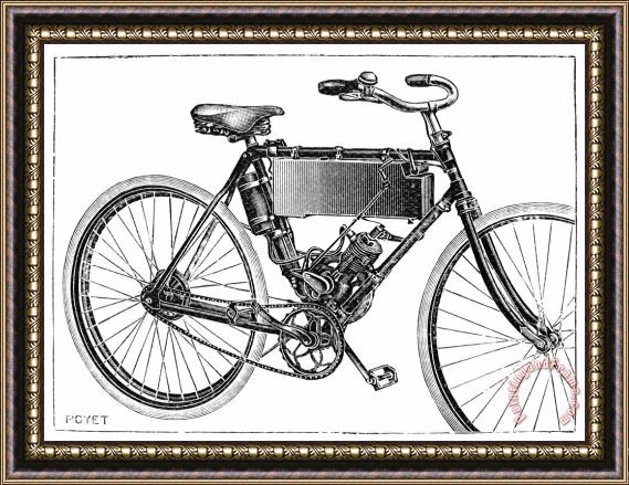 Others Motorcycle, 1904 Framed Painting
