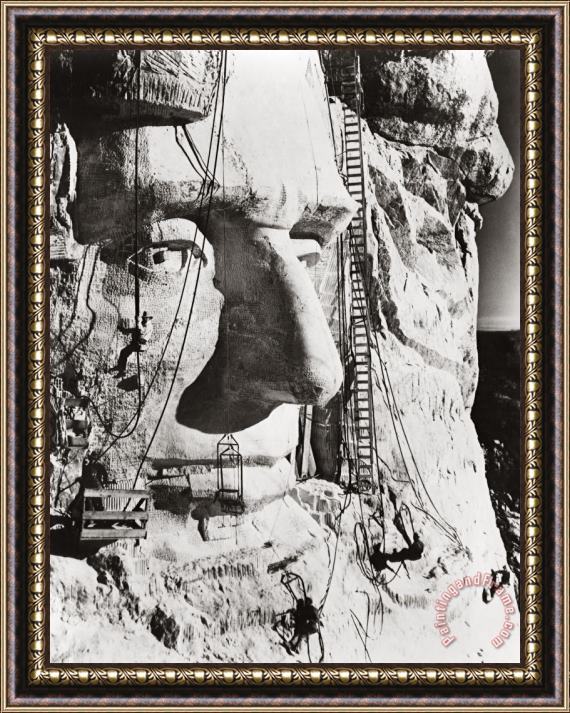 Others Mount Rushmore, 1936 Framed Painting