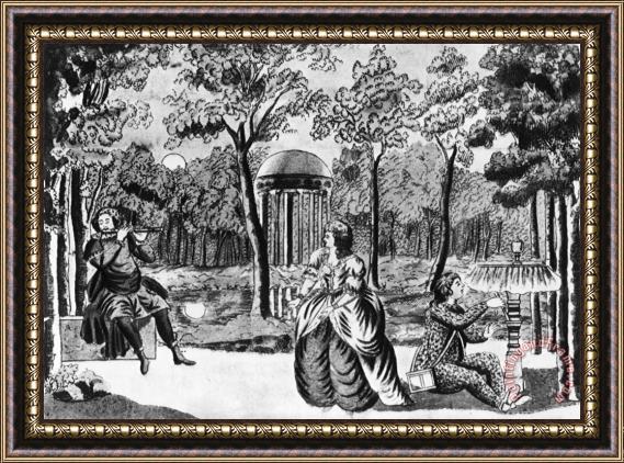 Others Mozart: Magic Flute, 1791 Framed Painting