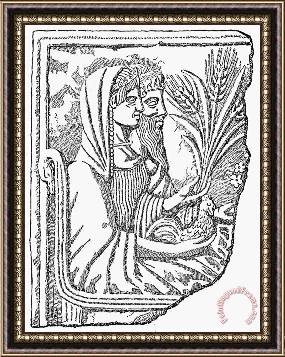 Others Mythology: Persephone Framed Painting