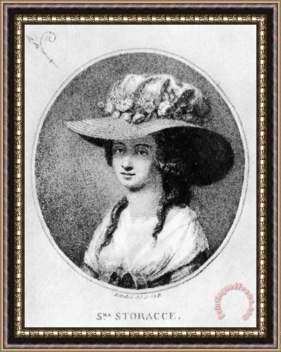 Others Nancy Storace (1765-1817) Framed Print