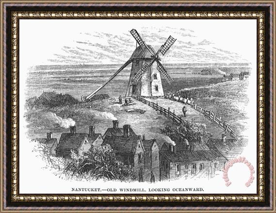Others NANTUCKET, 19th CENTURY Framed Print