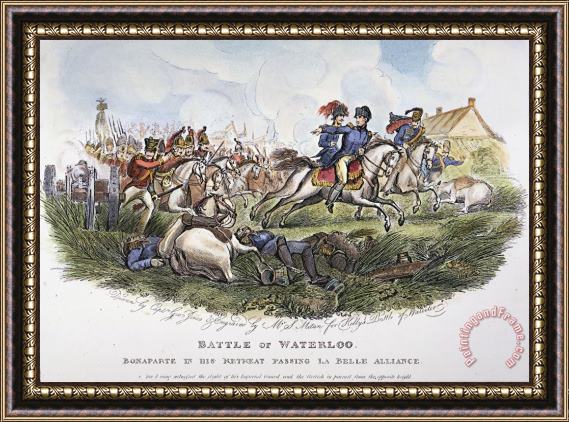 Others Napoleon I: Waterloo Framed Print