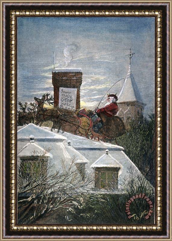 Others Nast: Santa Claus Framed Painting