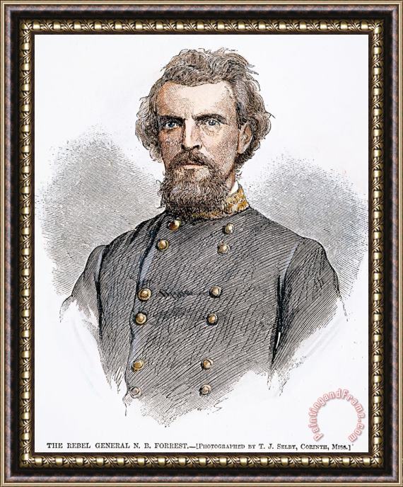Others Nathan Bedford Forrest Framed Painting