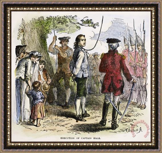Others Nathan Hale (1755-1776) Framed Painting
